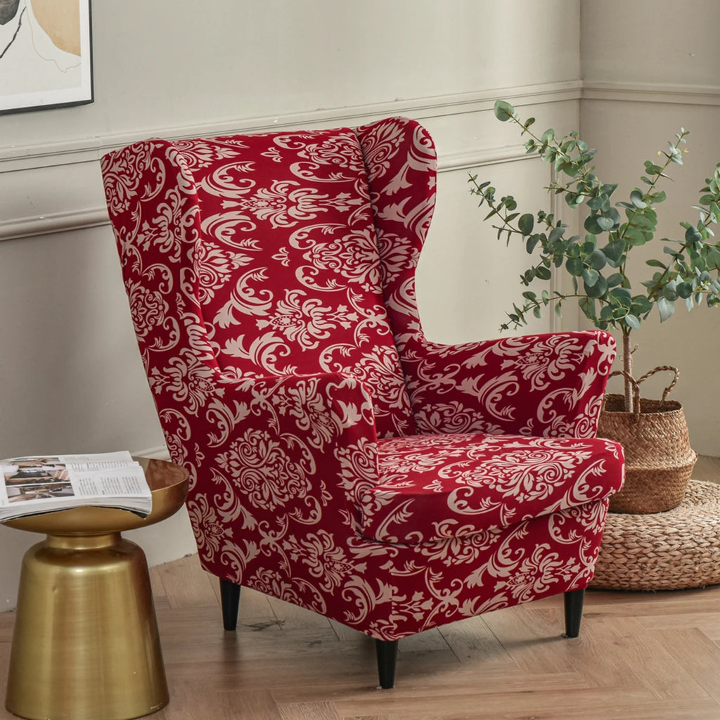 Chair Cover Wingback Stretch Spandex Armchair