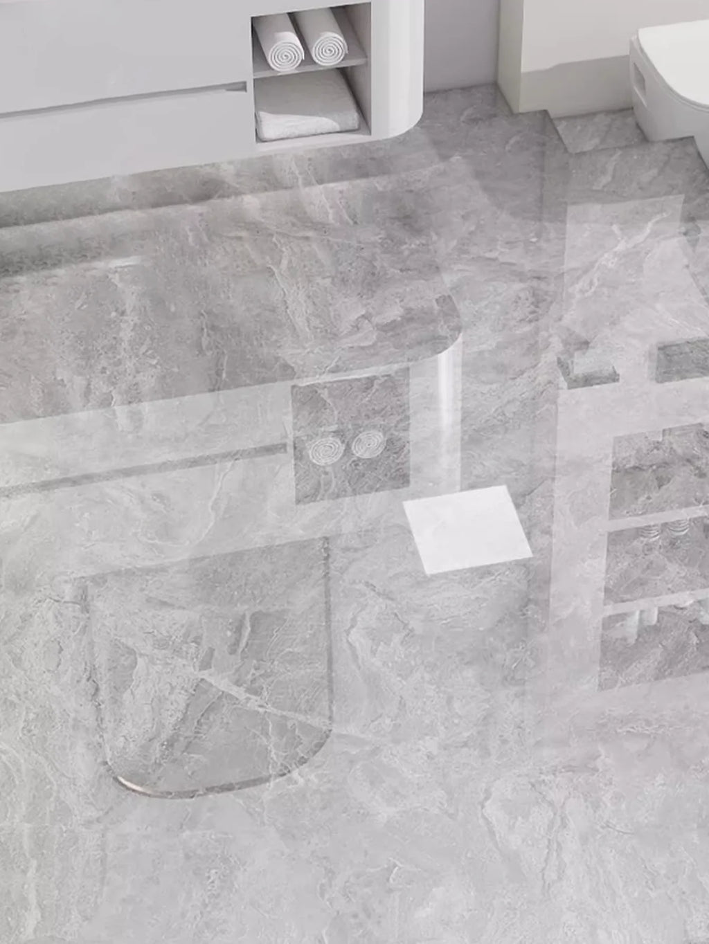Imitation Marble Self-Adhesive Wallpaper