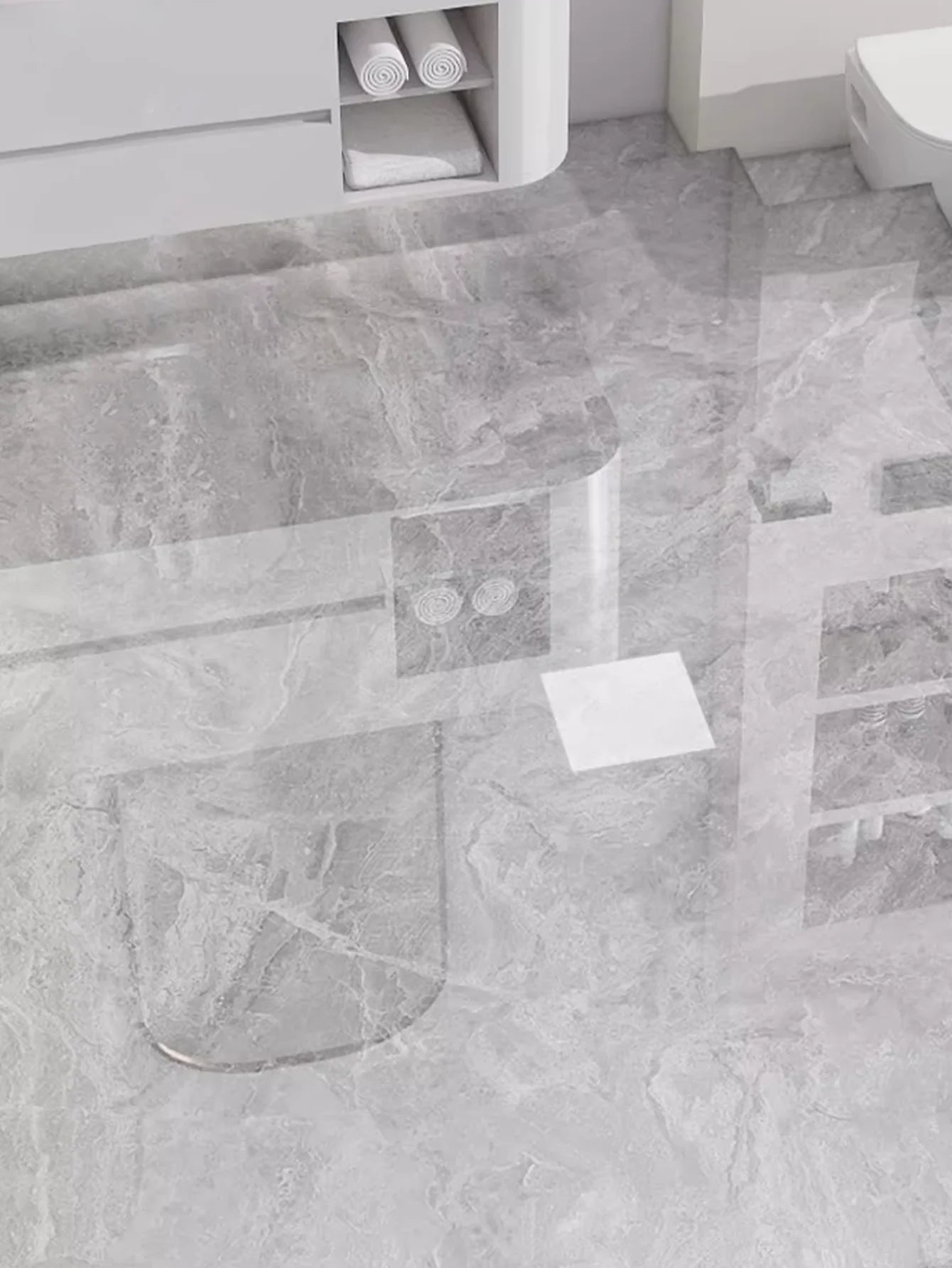Imitation Marble Self-Adhesive Wallpaper