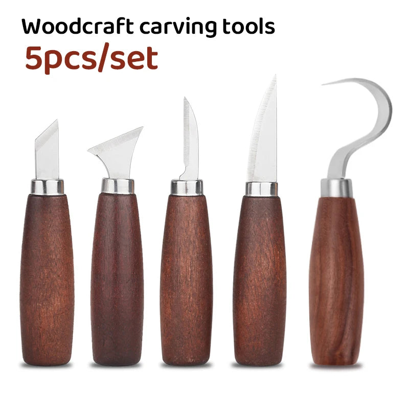 5pcs Tools For Wood Carving