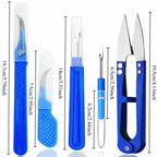 5 pc. blue sewing tear machine kit