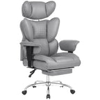 Adjustable Armrests Reclining Computer Office Chair / Footrest