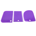 3Pcs Cream Scrapers