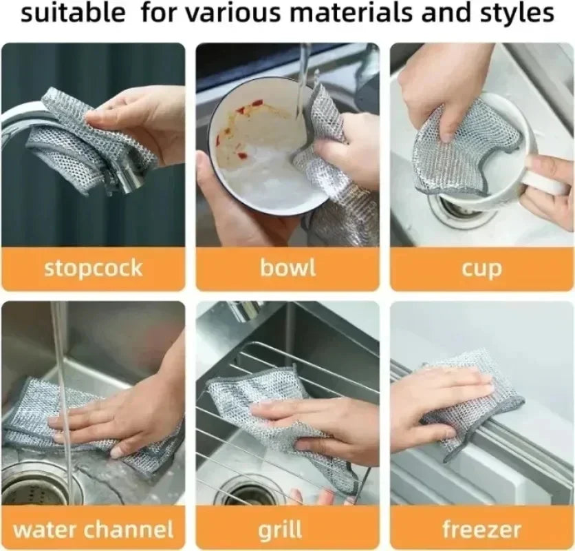 1-15PCS Magic Cleaning Thickened Cloth