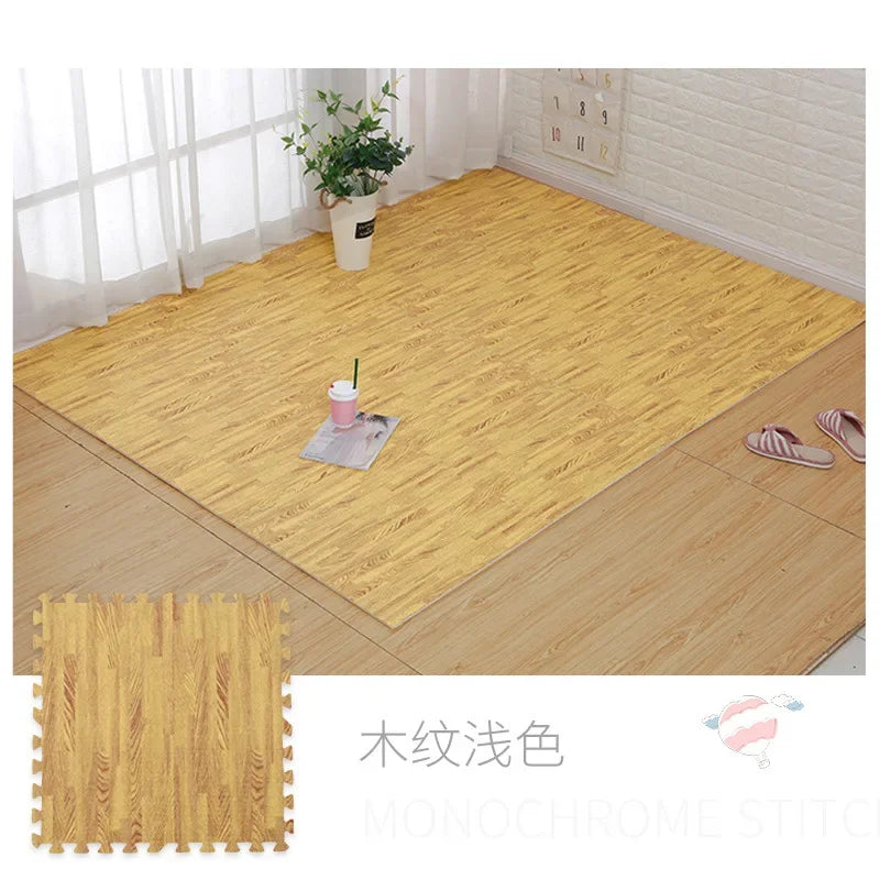 4-20Pcs/ Puzzle Foam Mats 30x30x1CM/ Wood Grain Floor