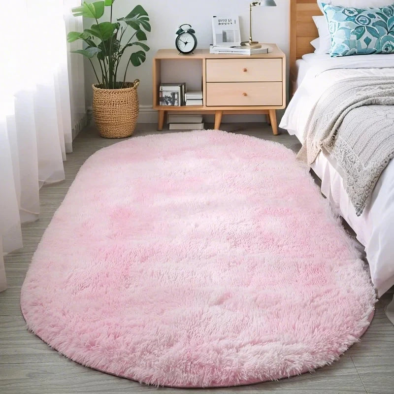 Oval Carpet Rug, Non-Slip