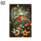Retro Painted Printed Stained Glass Film