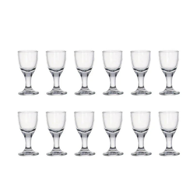 6/12pcs  Small Goblet Glass