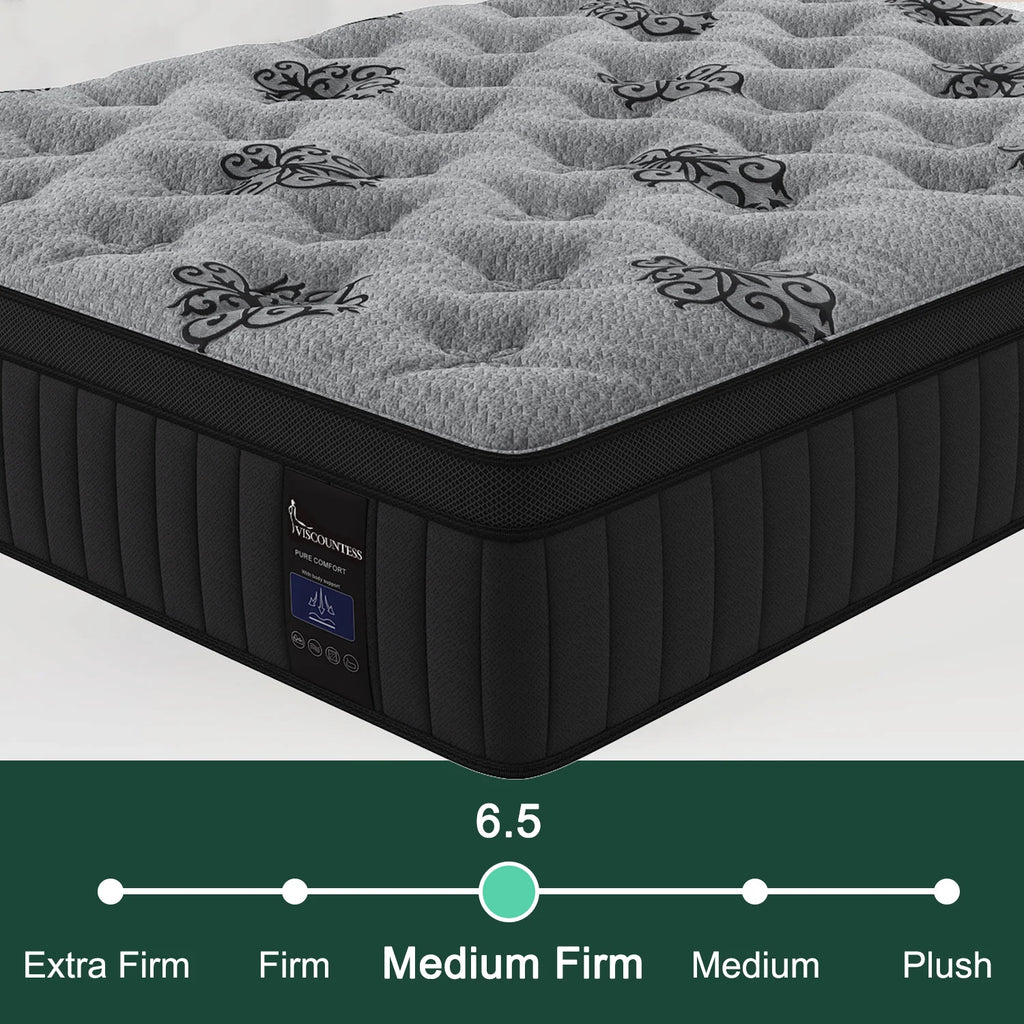 9"12"14"  Memory Foam Pocket  Cool Mattress