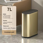 Trash Can with Press Lid