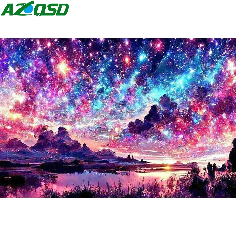 Diamond Painting Mountain Landscape Fantasy