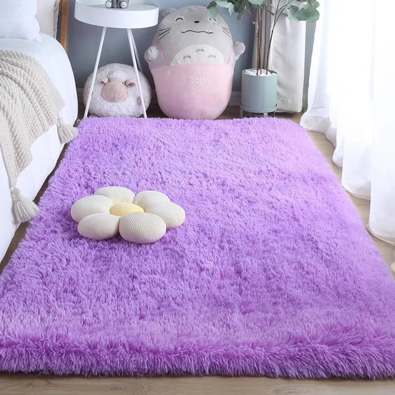 Tie-Dye Plush Carpet