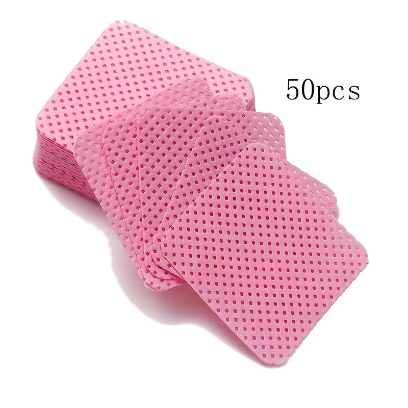 50 Pieces of Velvet-Free Nail Wipes