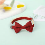 Adjustable Plaid Collar Tie Knot