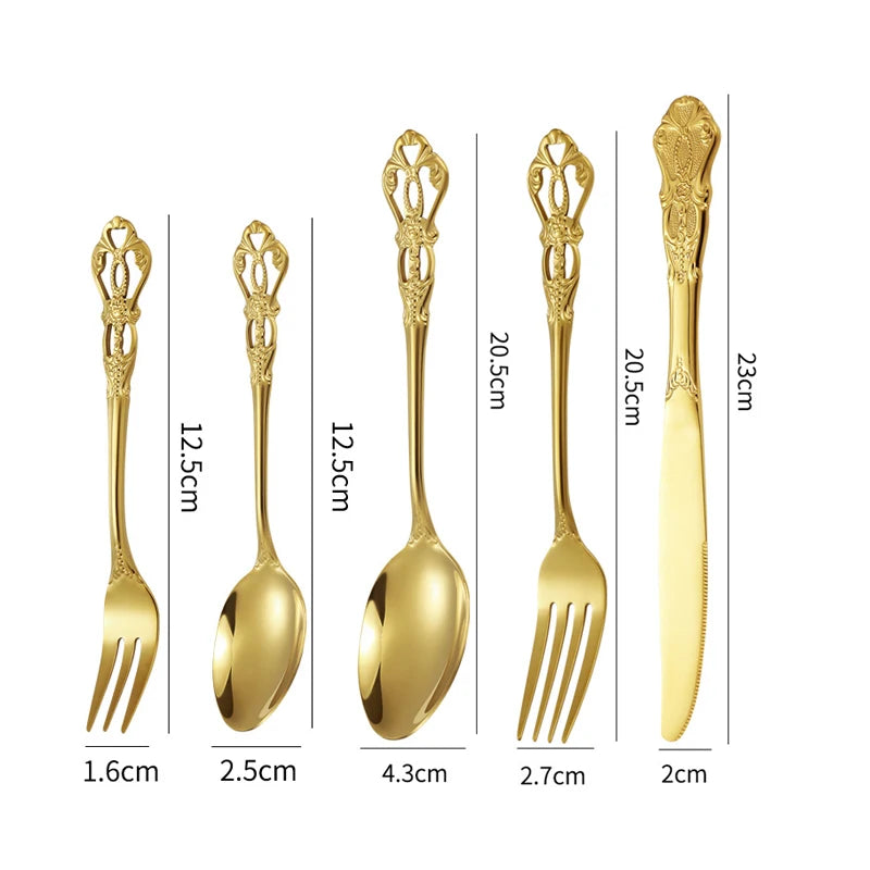 Stainless Steel Tableware Set