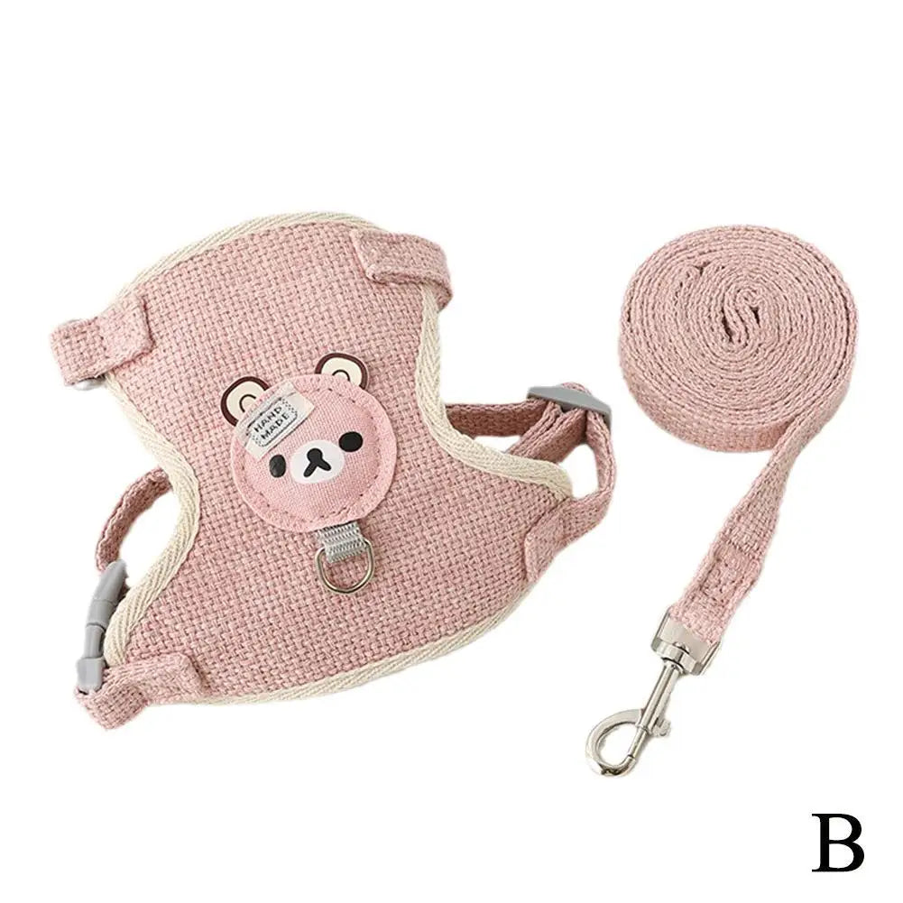 Small Pet Vest , Leash