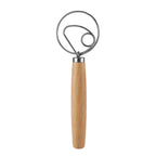 Oak Handle  Danish Dough Whisk