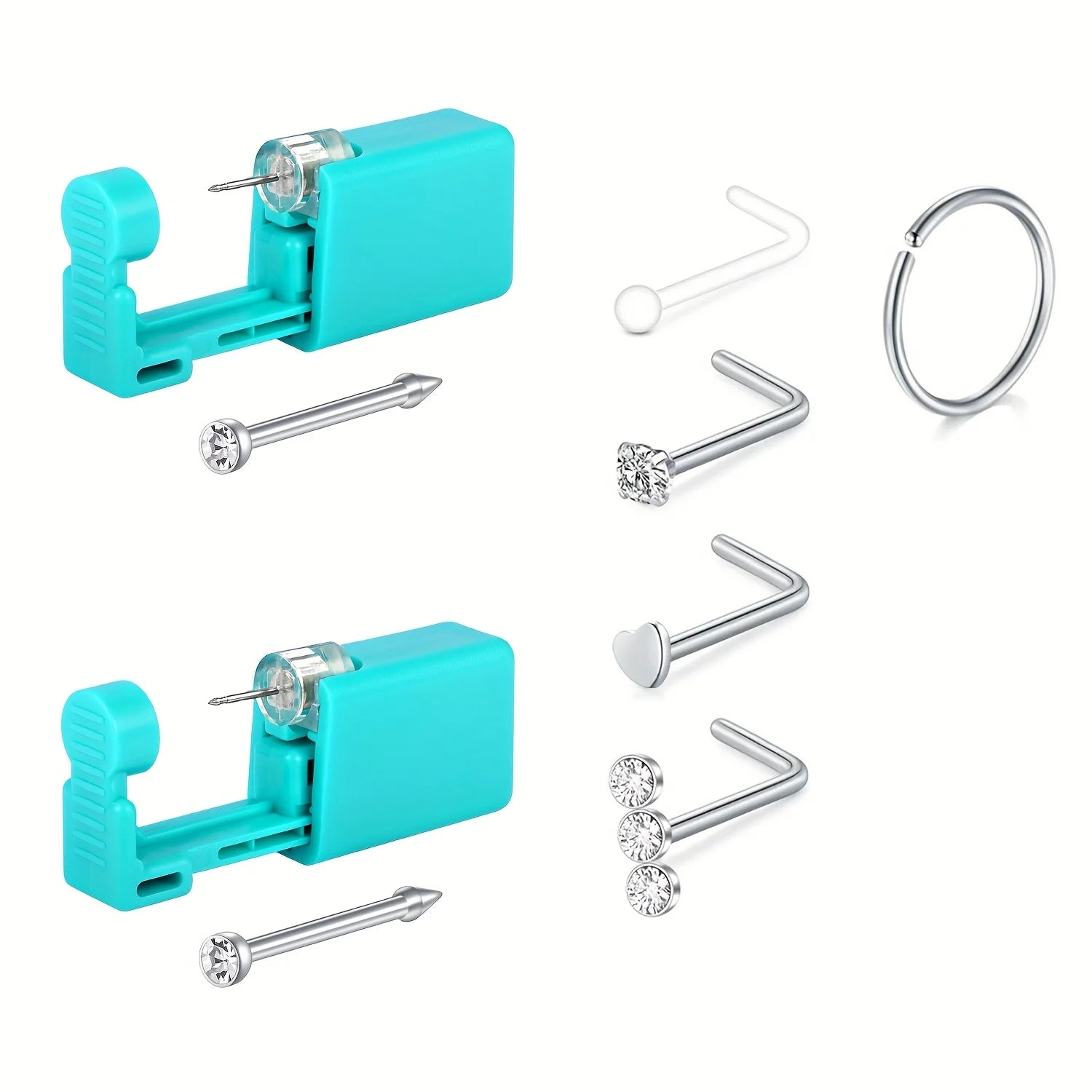 7pcs Nose Piercing Kit