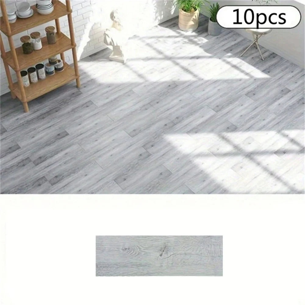 Wood Grain Floor Stickers