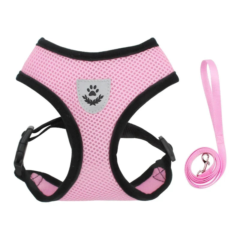Pet Harness, Lead Leash, Adjustable Vest