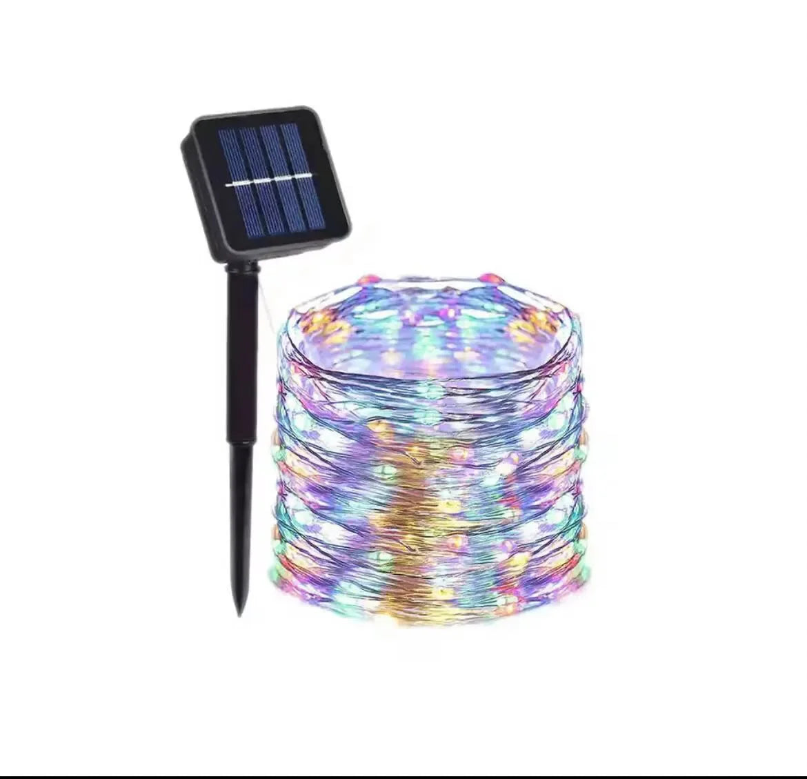 100 LEDS Solar Lights, 8 Modes
