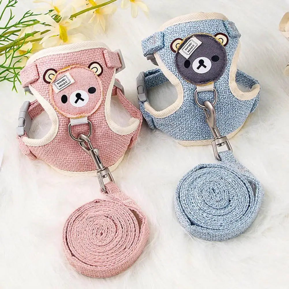 Small Pet Vest , Leash