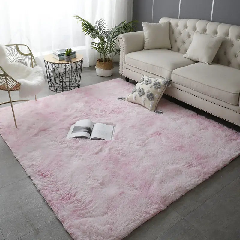 Tie-dye Plush Carpet