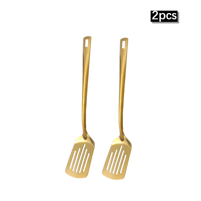 2/6pcs Stainless steel kitchenware set