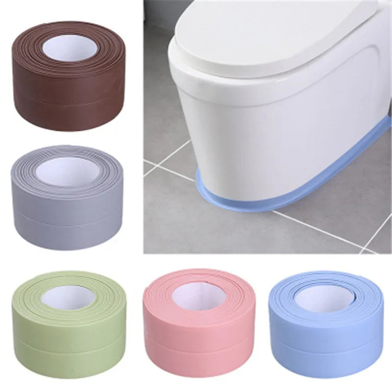 1pc Bathroom Waterproof Adhesive Sealing Strips