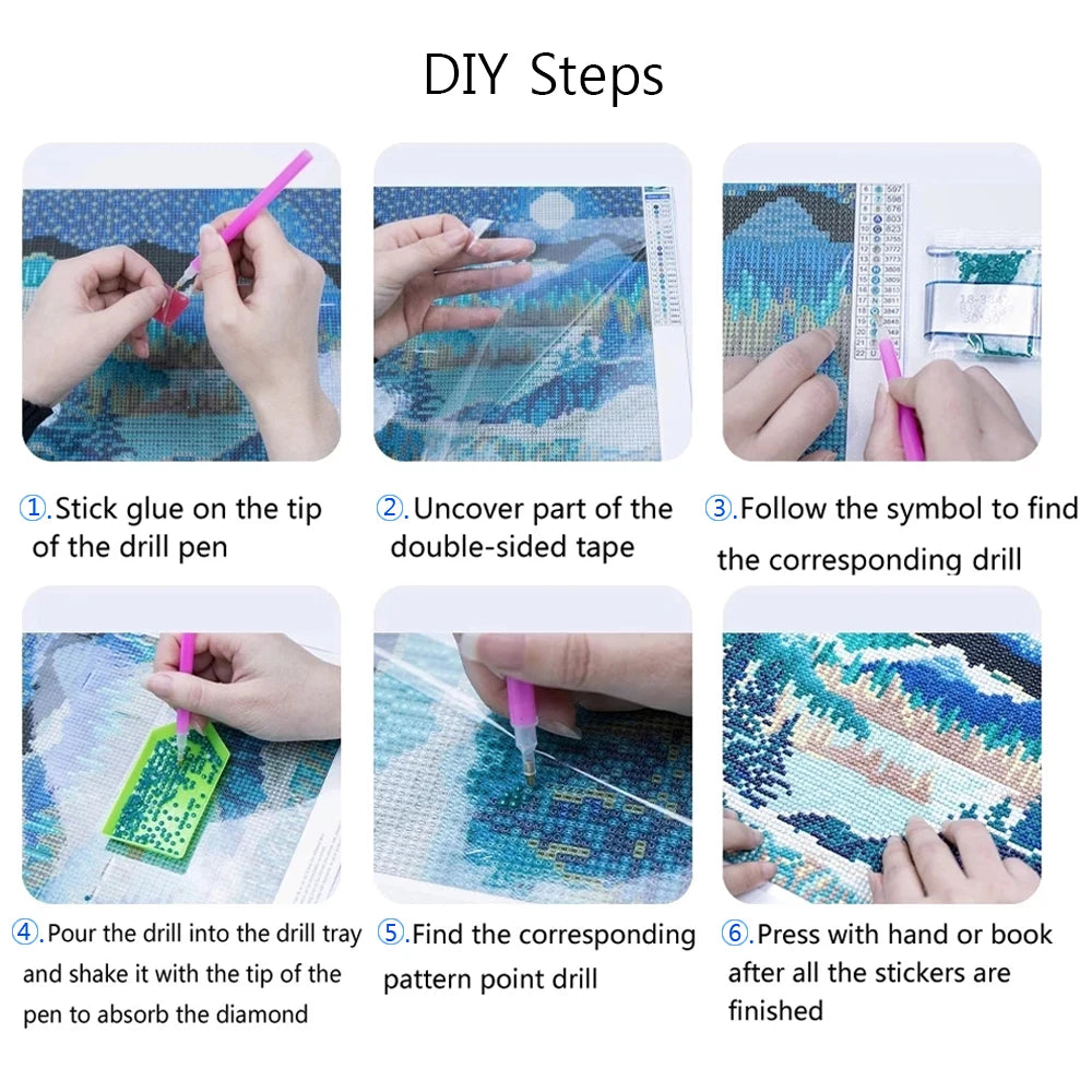 5D DIY Diamond Painting Landscape