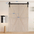 Bi-Folding Sliding Door Kit / 2 Doors