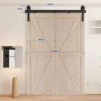 Bi-Folding Sliding Door Kit / 2 Doors