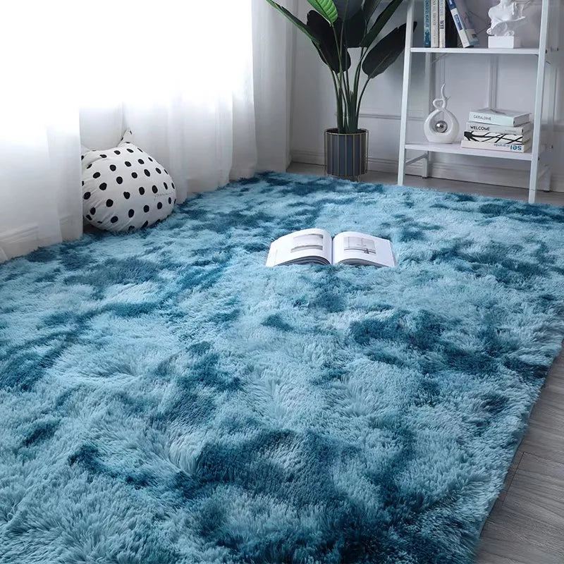 Tie-Dye Plush Carpet