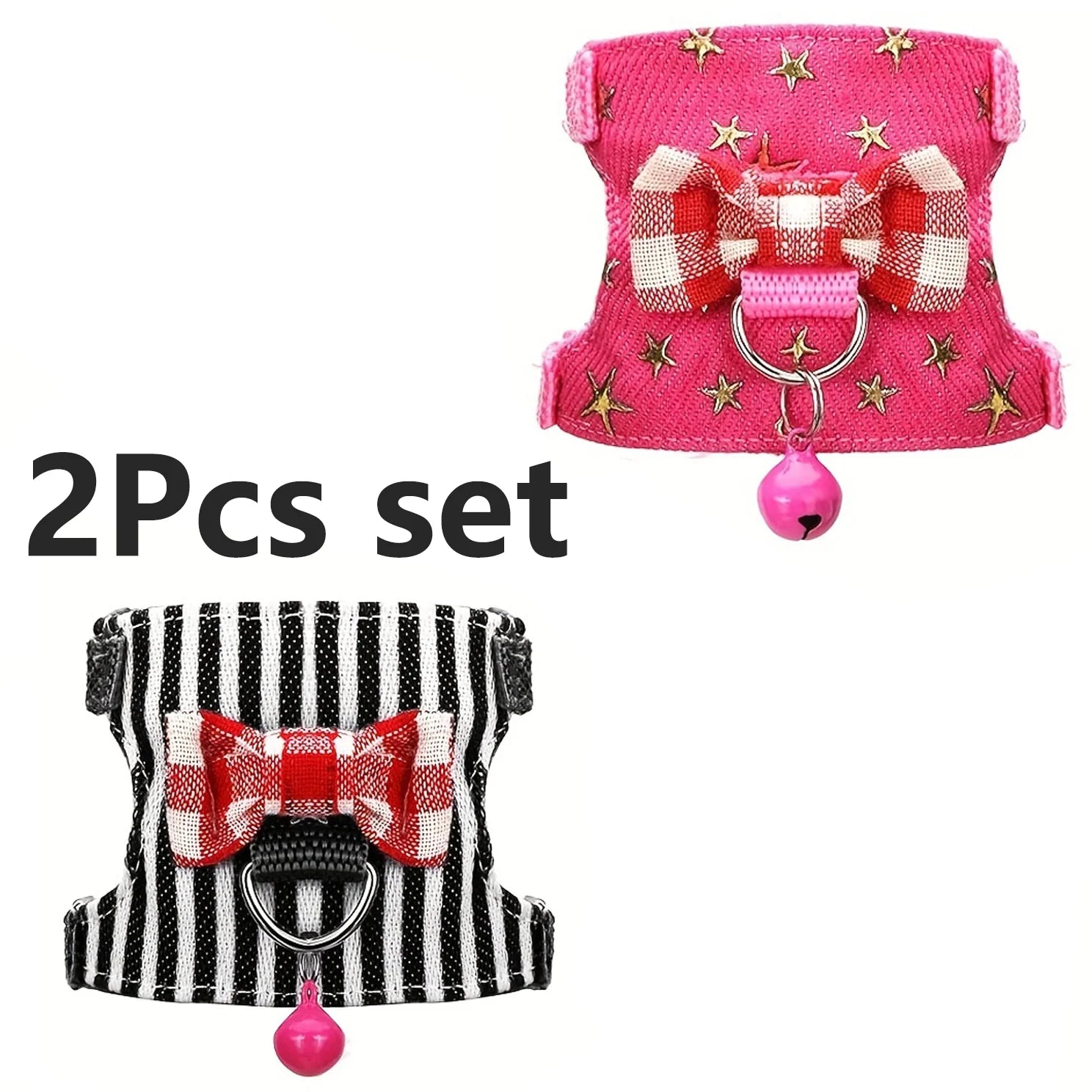 2pcs/set Hamster Harness / Leash Walking Set
