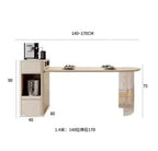 Kitchen Island, Extendable Dining Table