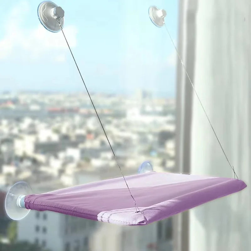 Window Hammock Mounted Securely