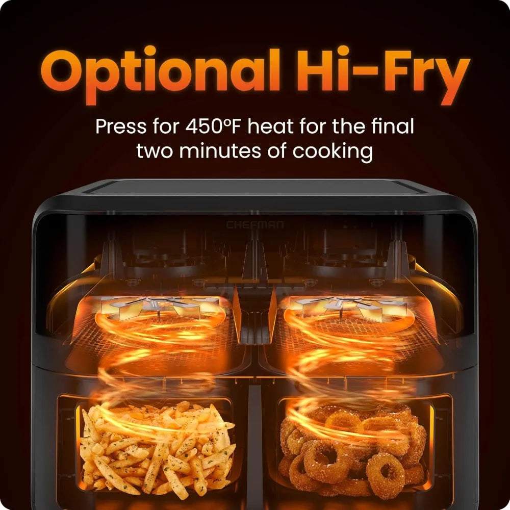 6 Quart Dual Basket Air Fryer