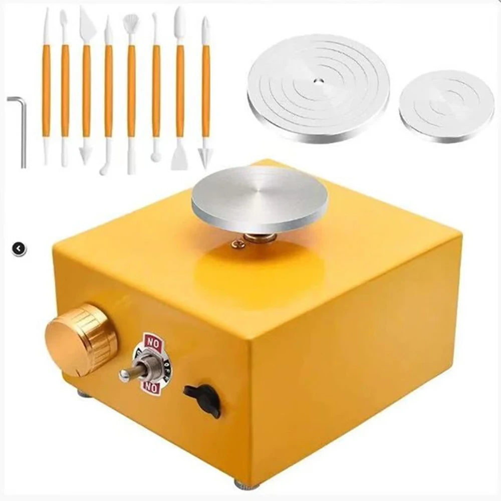 Electric Pottery Wheel Machine, Sculpting Kit