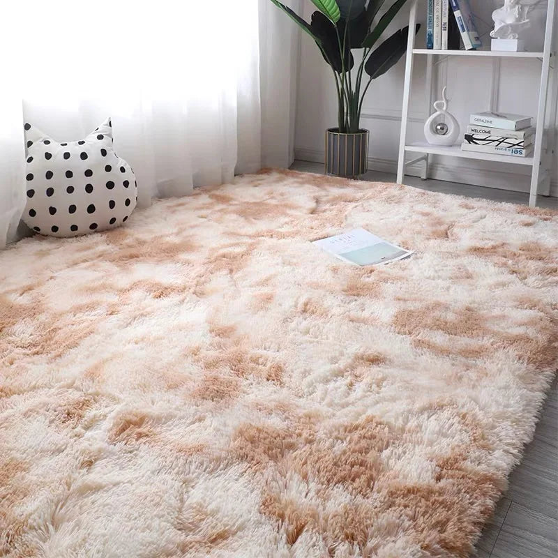 Tie-Dye Plush Carpet