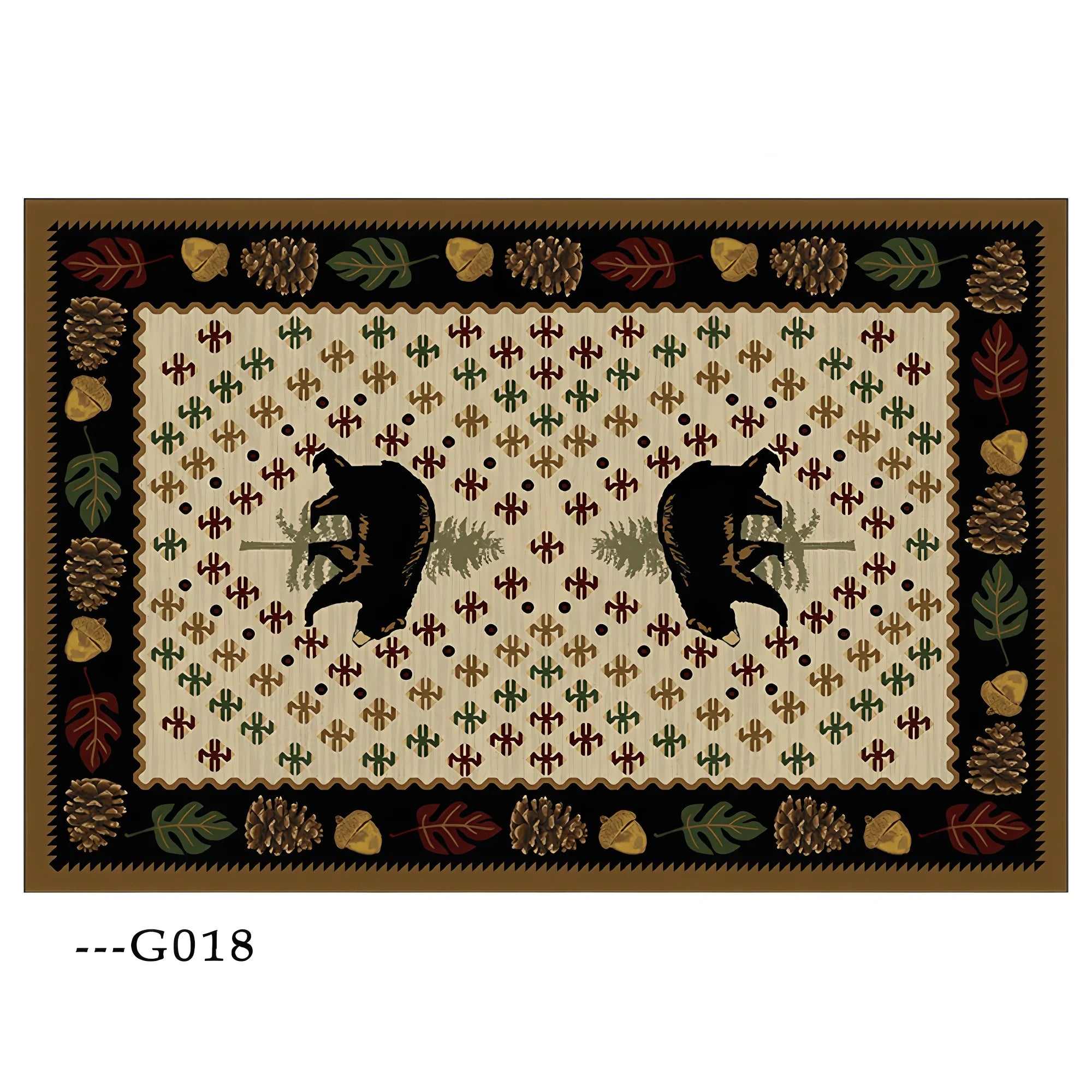 Bear,  Moose,  Deer Carpet