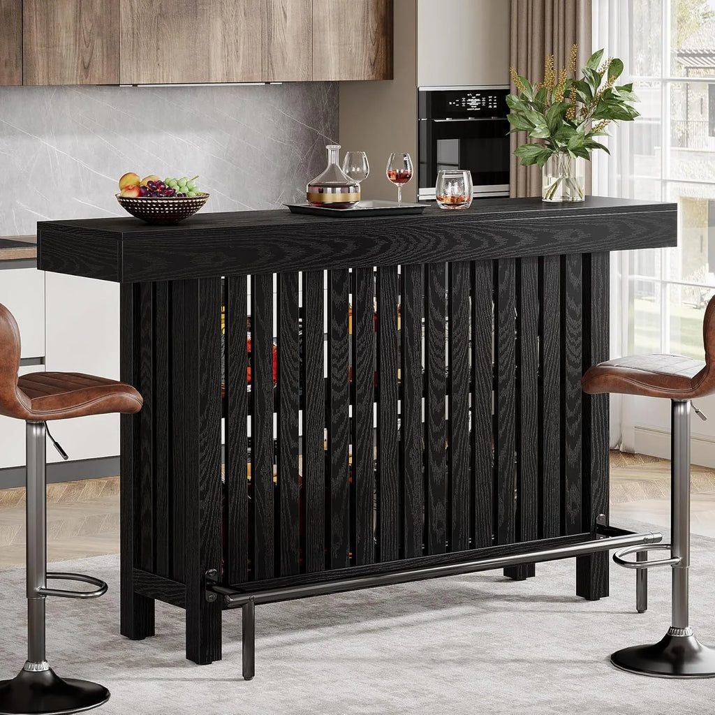 2-Tier Kitchen Island Mini Bar