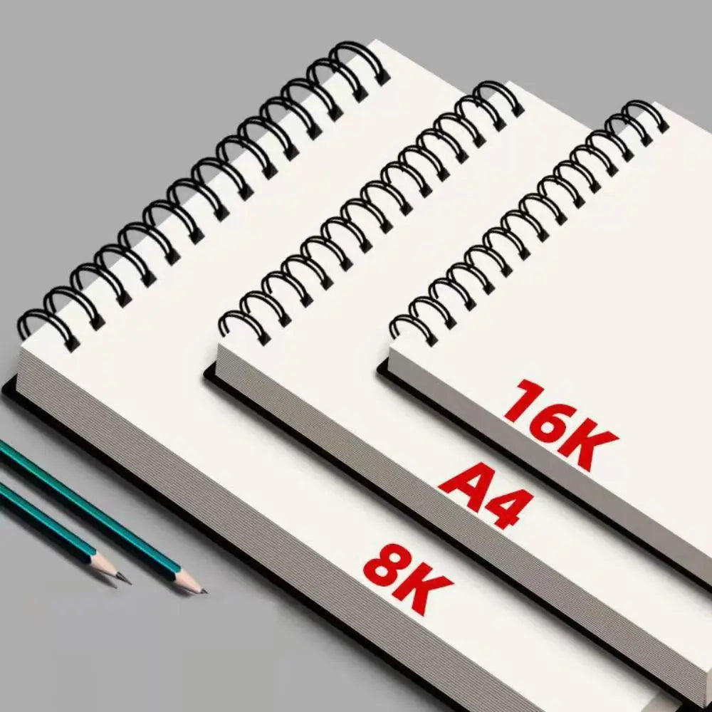 8K 16K Coil Sketchbook Eco-Friendly Acid Free