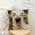 Screaming Goat Pillow Cover