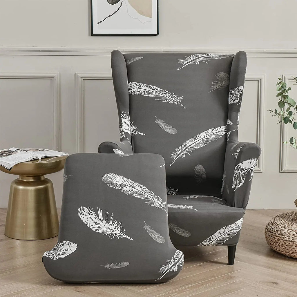 Chair Cover Wingback Stretch Spandex Armchair
