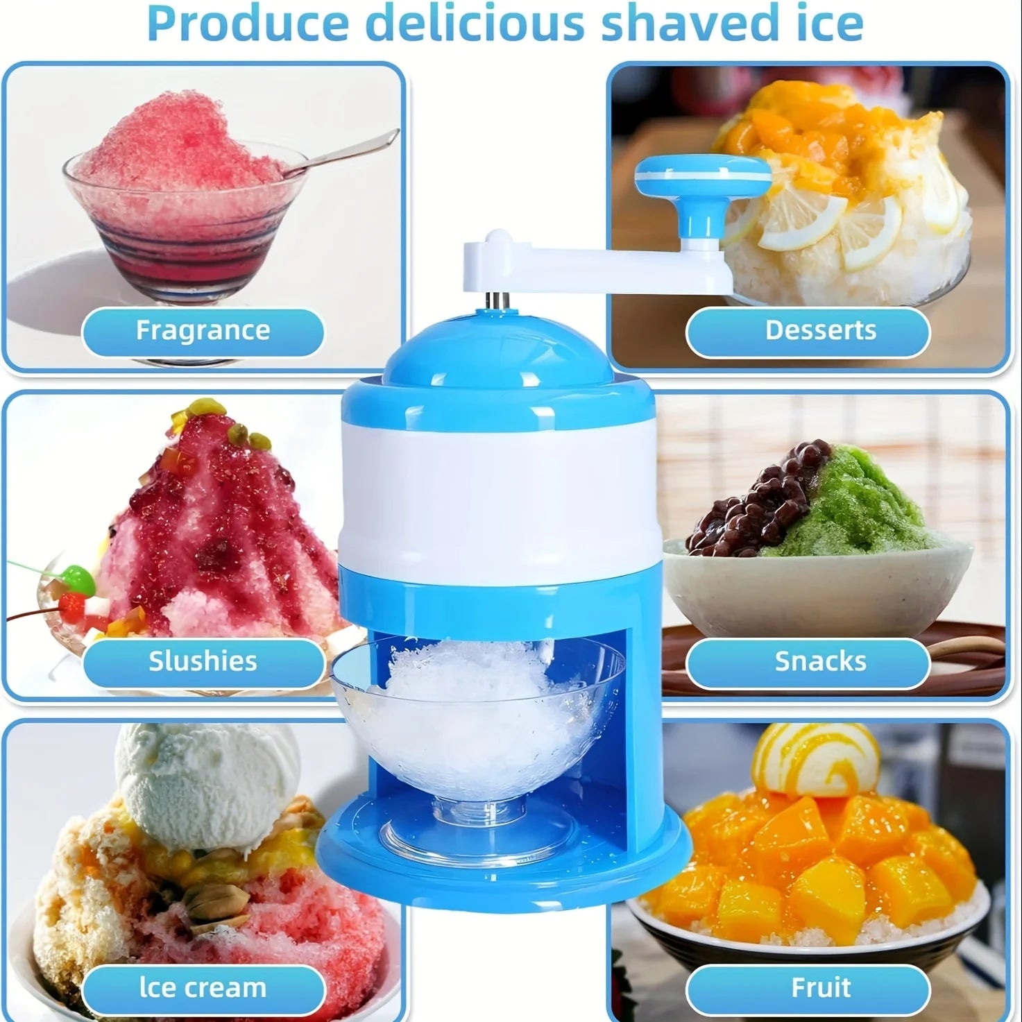 Portable Snow Cone /Shaved Ice Maker