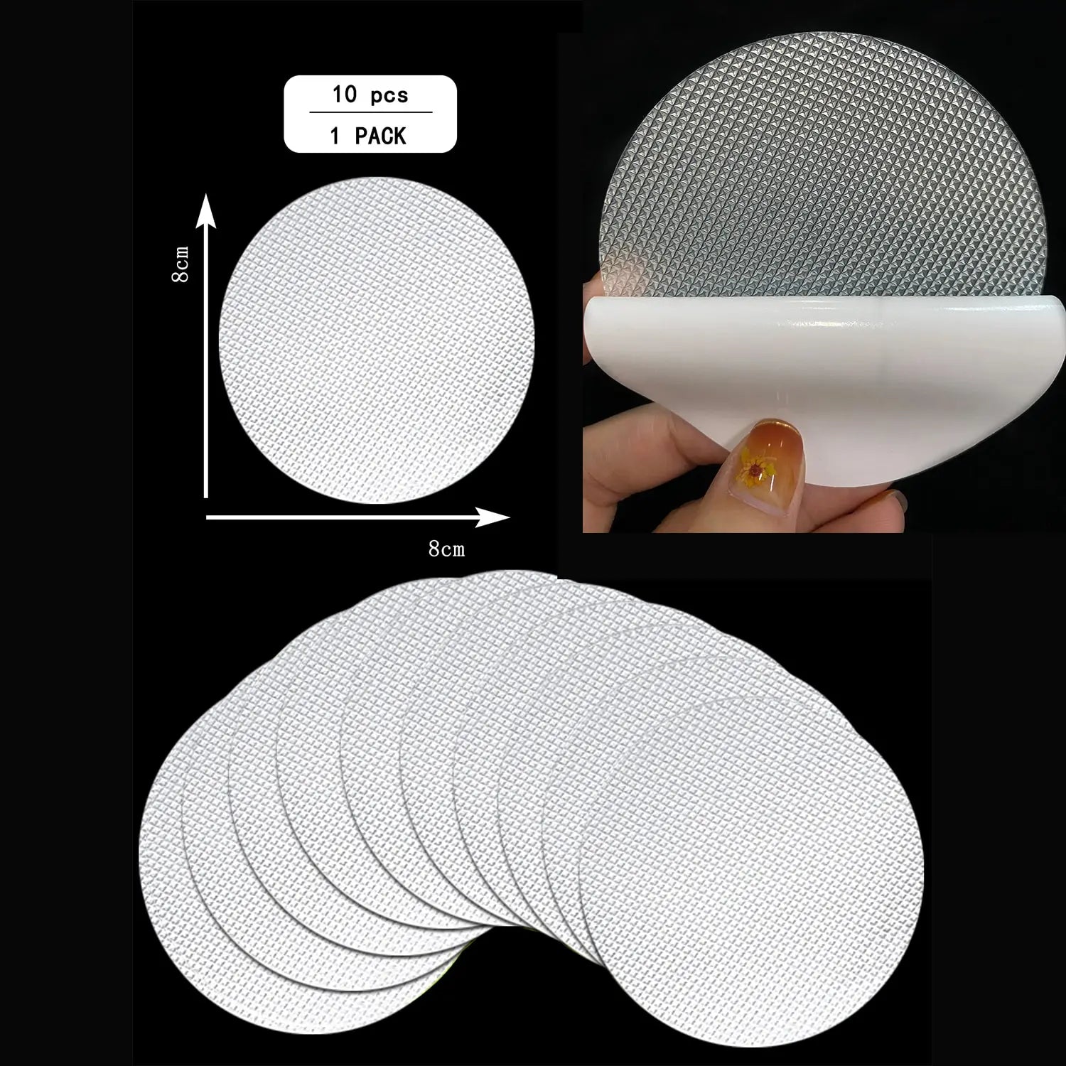10 PCS Anti Slip Shower Tread Sticker