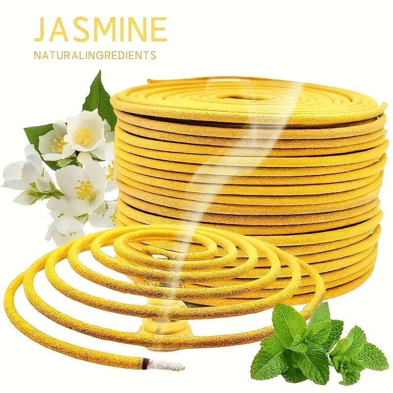 20/40/80/120Pcs, Jasmine Scented Spiral Coil