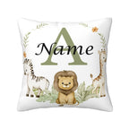 Animal with Name Pillow Case, Personalized