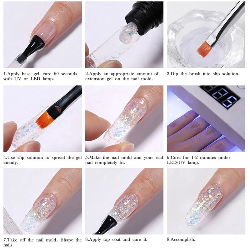7Pcs/Set  Quick Nail Gel