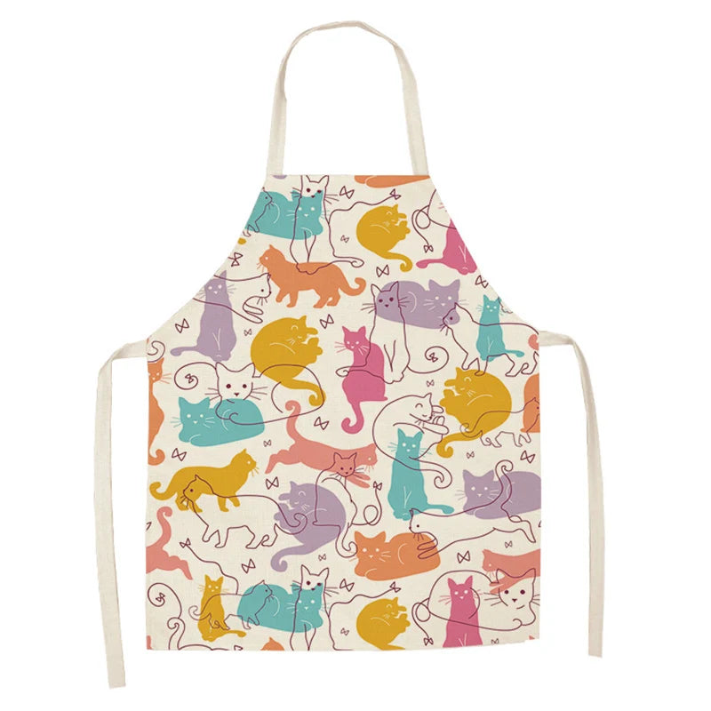 Cartoon Animal Pattern Apron